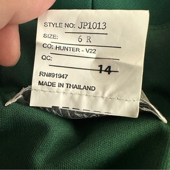 Jenny Packham Peekaboo Bridesmaid Dress Hunter Green NWT 6 - Picture 9 of 9